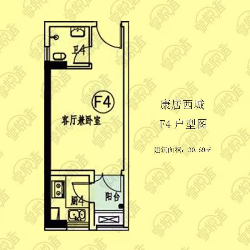 重慶康居西城公租房戶型圖面積樓型