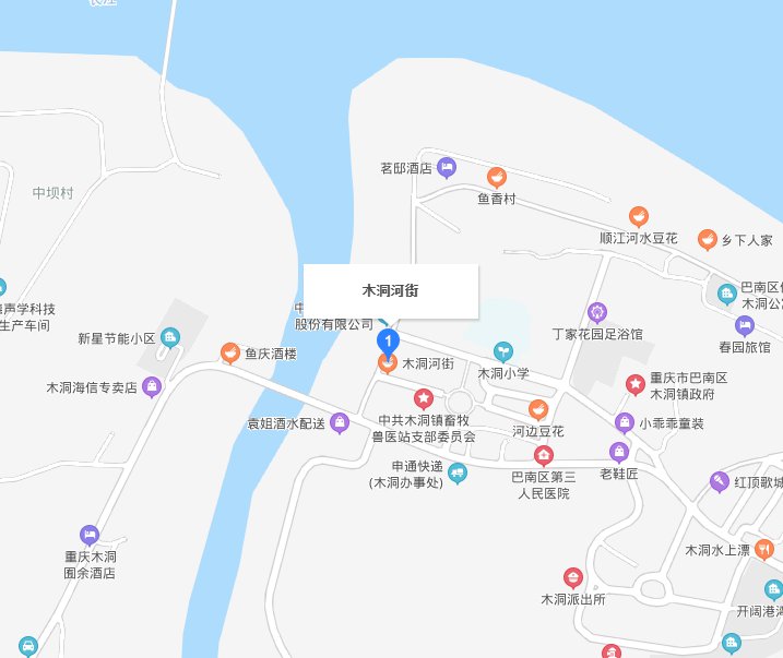 重庆木洞地图图片