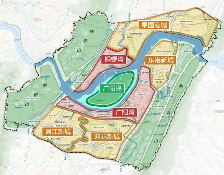 重庆广阳湾规划图图片