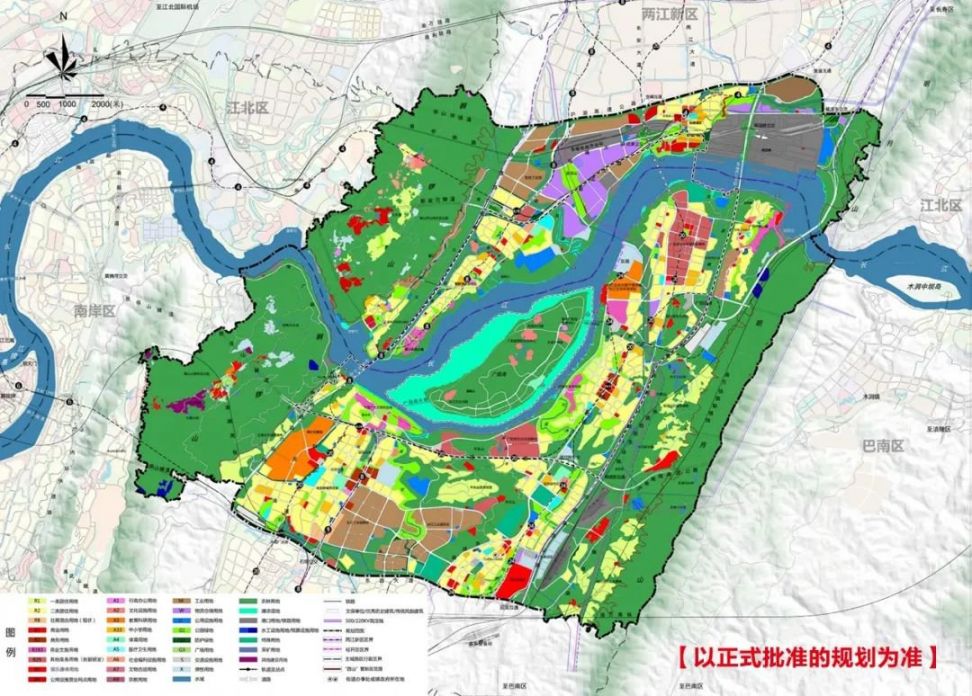 重庆广阳湾规划图图片