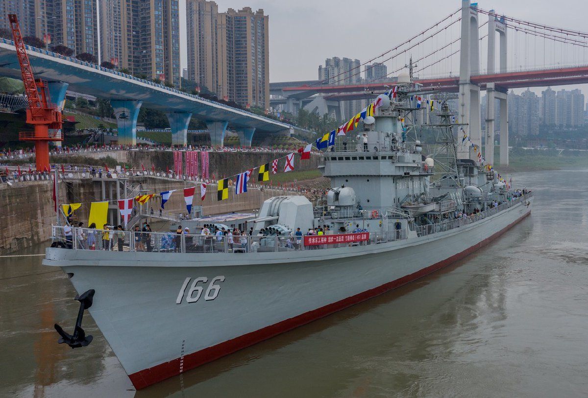 166军舰停在重庆哪里了? 