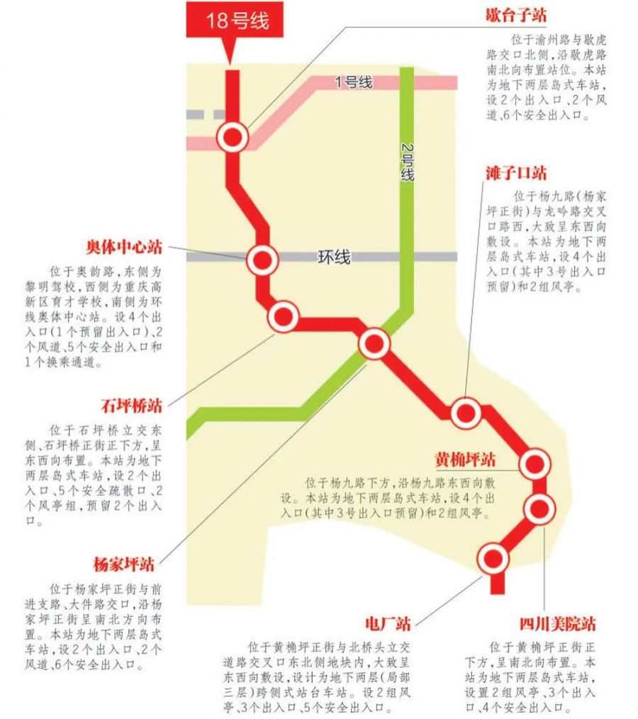 重庆18线轻轨线路图图片