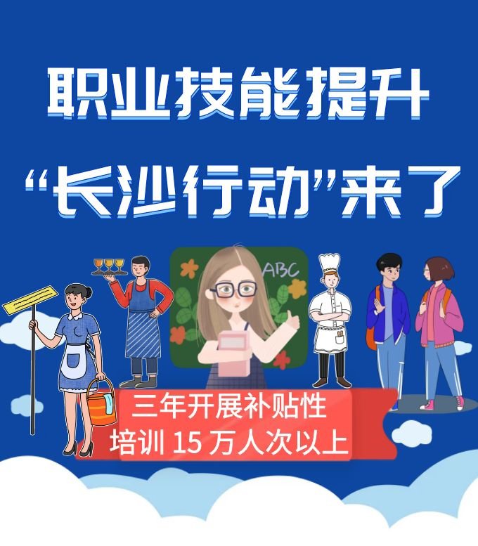 长沙职业技能提升行动方案图解