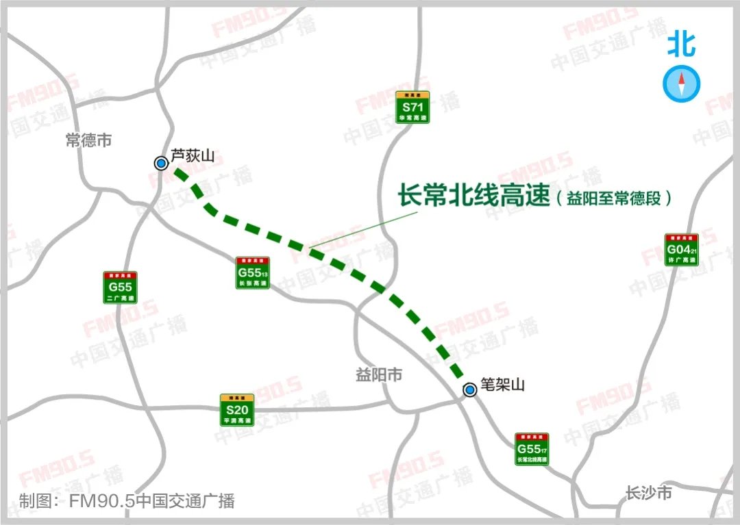 益阳到常德高速扩容线路走向 益阳到常德高速扩容线路走向 - 长沙本地