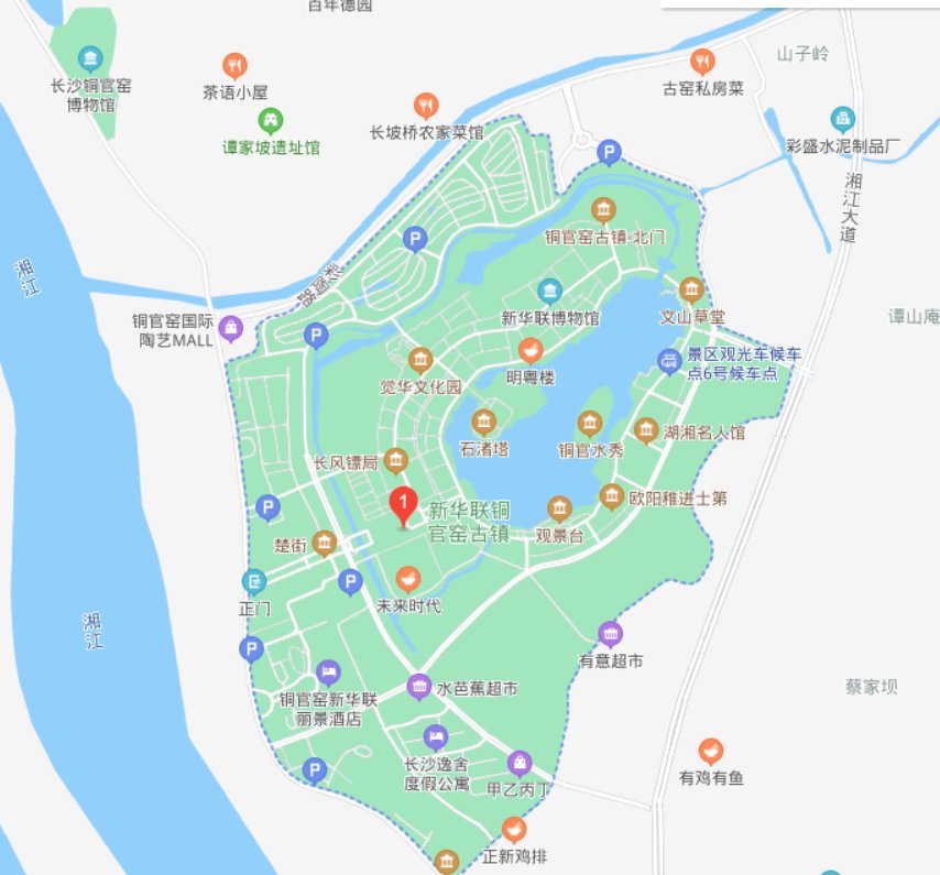 铜官窑景区地图图片