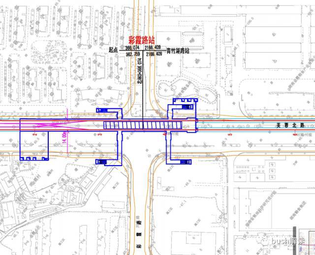 长沙地铁1号线北延线一期站点图文详解