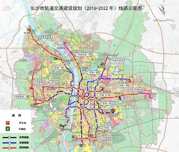 長沙地鐵圖最新版高清