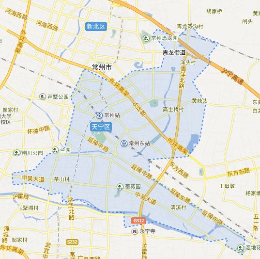 常州市天宁区地图全图高清版