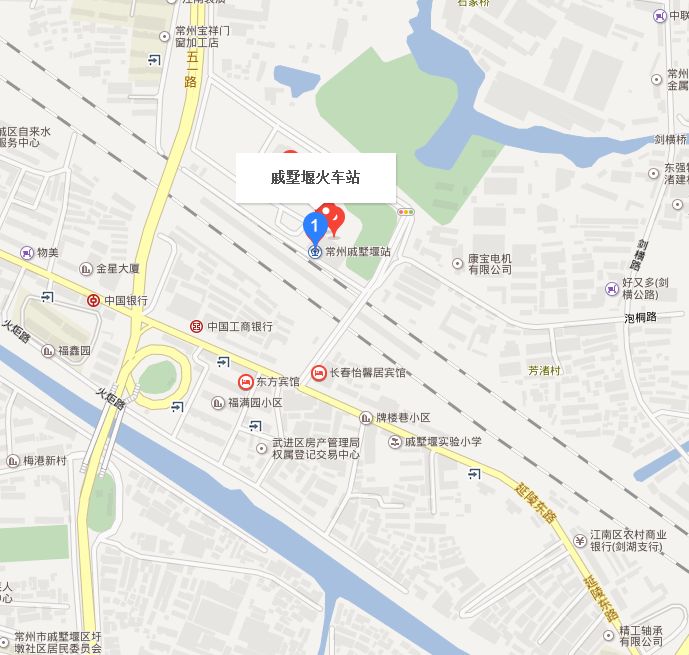 常州戚墅堰火车站热点地图