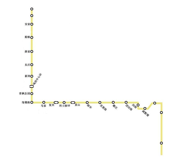 常州地鐵4號線線路圖:常州地鐵4號線通車時間:計劃中常州地鐵4號線