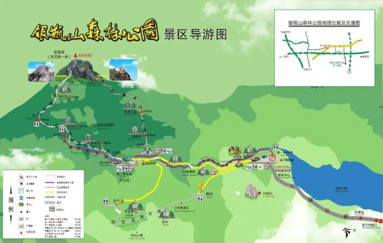东莞银瓶山地图图片