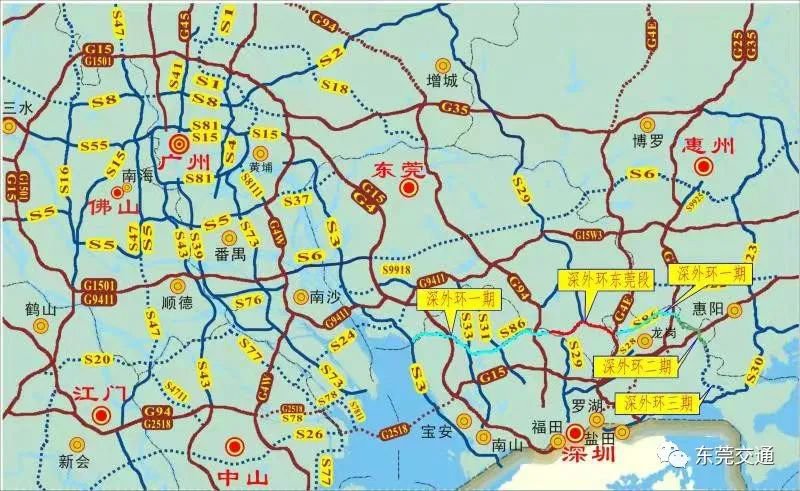 深圳外环高速东莞段主线正式通车 深圳外环高速东莞段主线正式通车