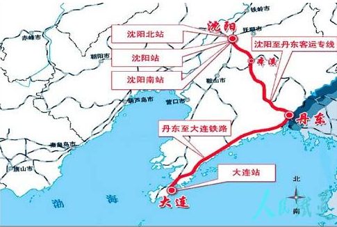 其中丹東站,丹東西站,東港北站,北井子站,大孤山站等15個站點為吭運