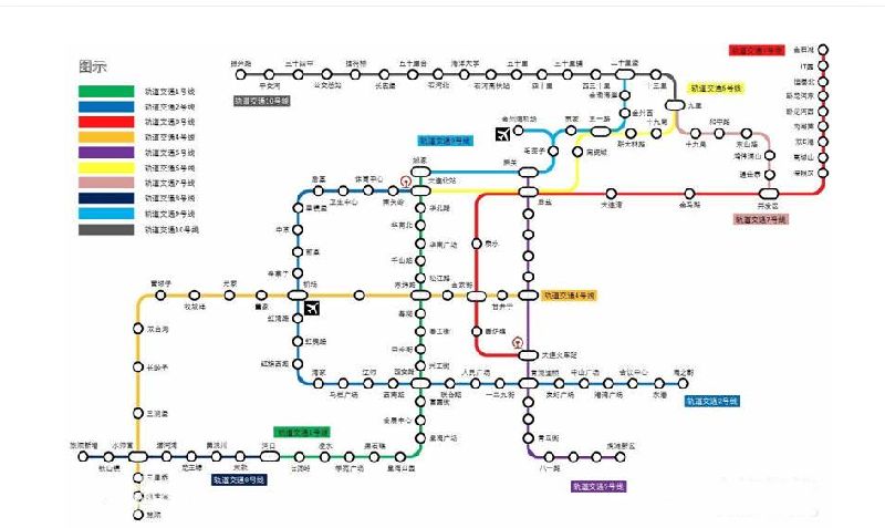 大连地铁线路规划方案及规划图