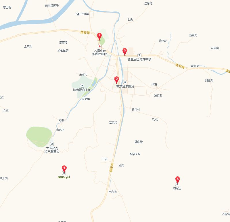 普兰店区安波镇地图全图高清版