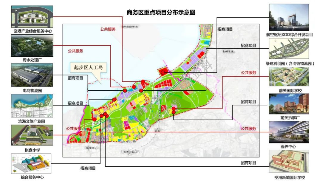 东邻国家级新区金普新区,西邻夏家河子滨海旅游区,南邻大连北站,体育