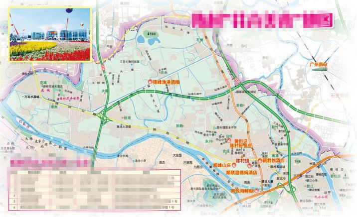 佛山顺德陈村镇地图图片