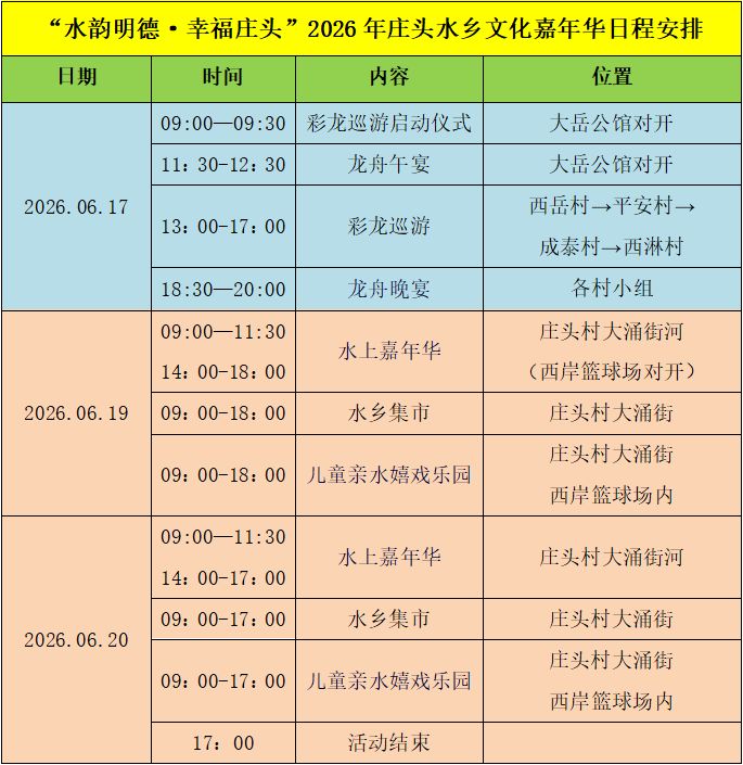 [旅游资讯] 2026佛山6月20日龙舟活动汇总（持续更新）