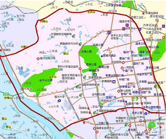 鼓楼地图全图高清版- 福州本地宝