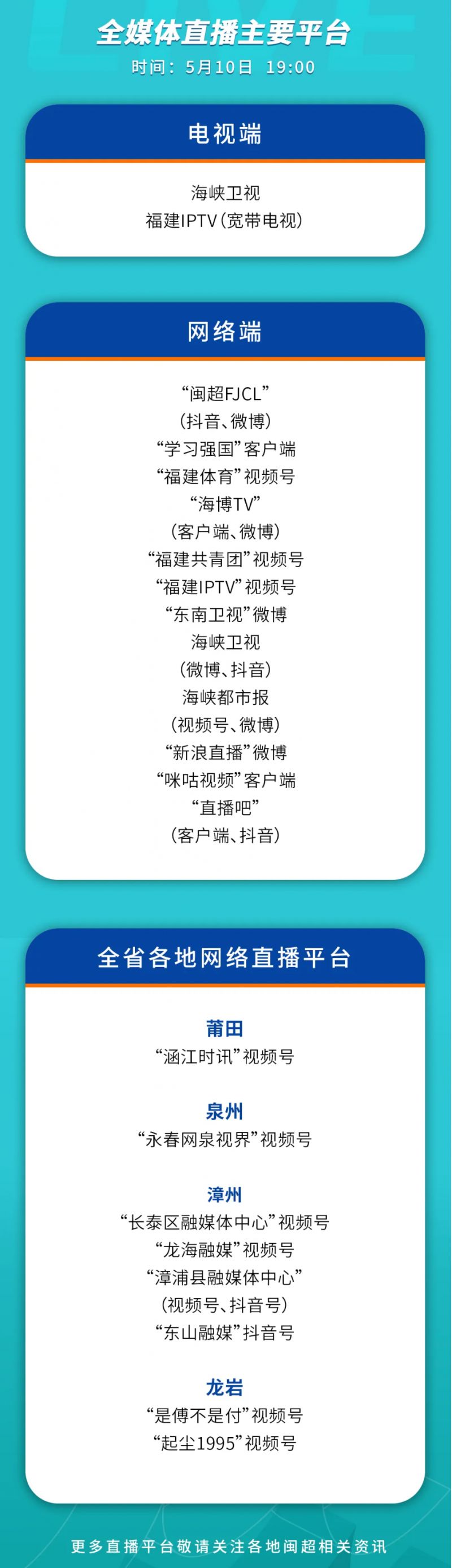 [旅游资讯] 2026闽超第三轮漳州VS平潭直播观看入口汇总