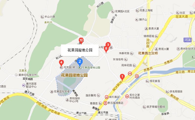 贵阳花果园地图全景图片