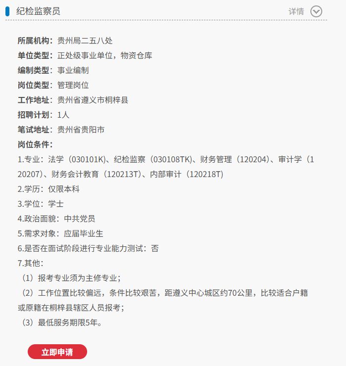 2026国家粮食和物资储备局垂直管理局事业单位招聘贵州岗位表一览