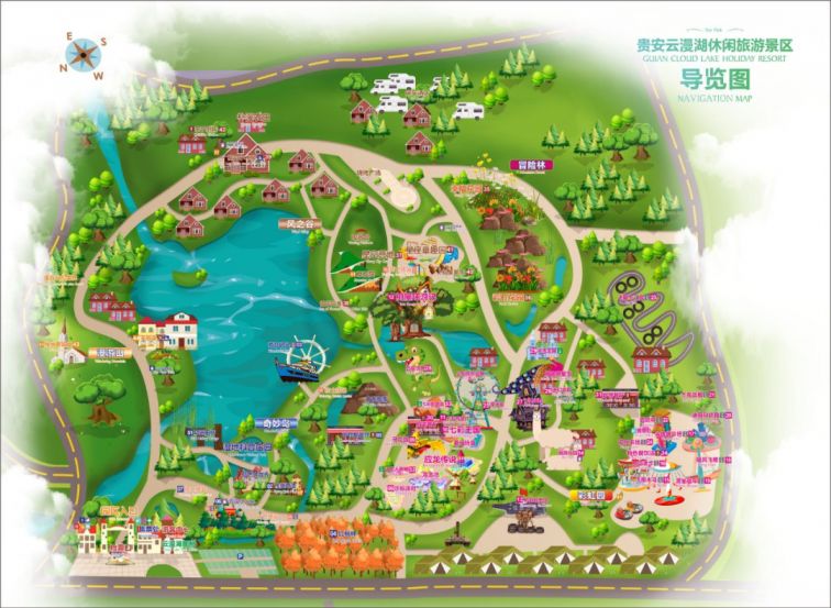 2020贵安新区城市社区定向赛比赛线路一览