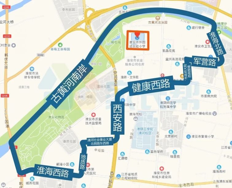 淮安清江浦区小学学区划分