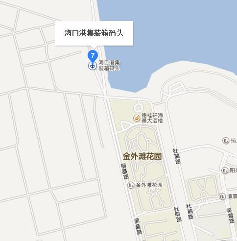 海口集装箱码头地图