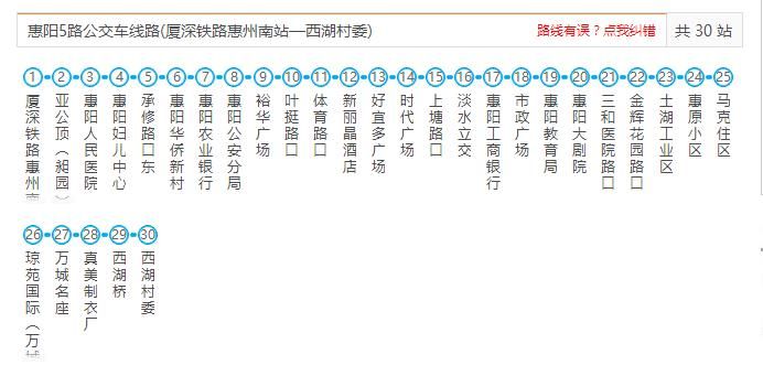 惠州212路公交车路线图图片