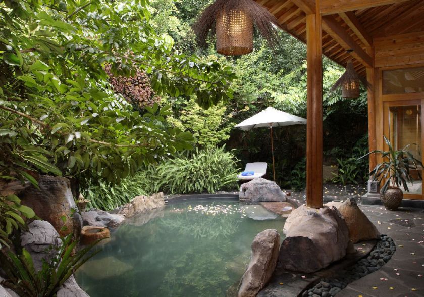惠州庭院式温泉图片