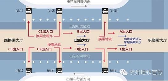 杭州东站平面示意图图片