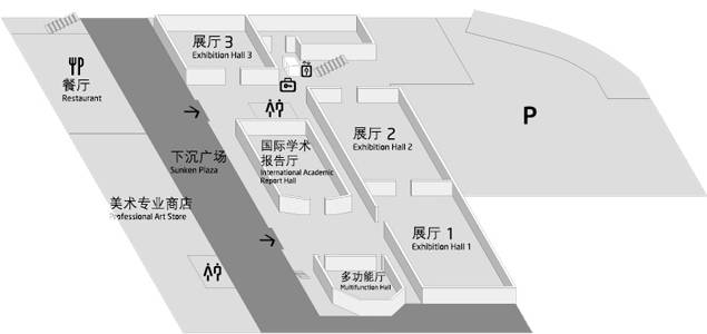 浙江美术馆楼层分布图(附展厅位置)