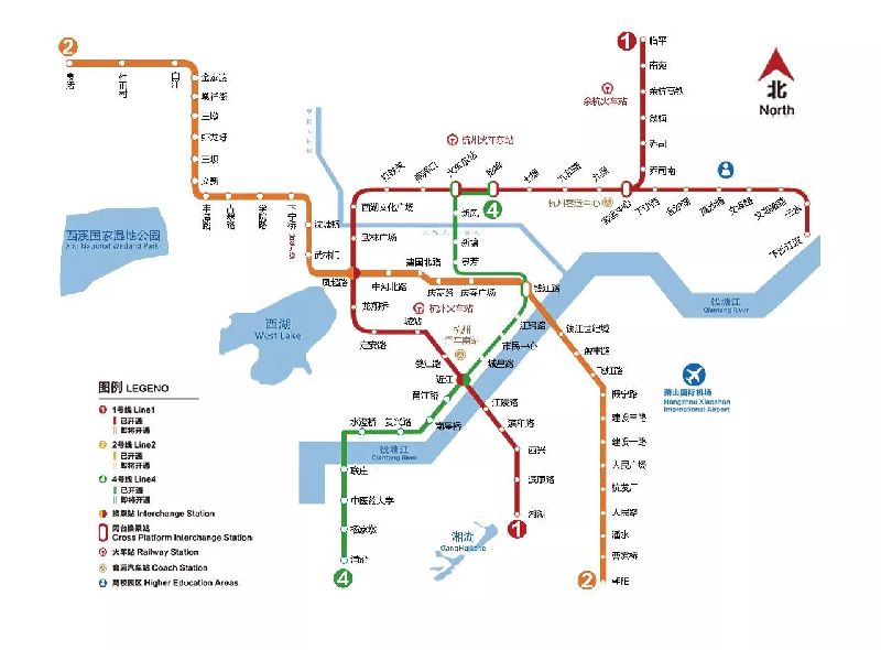 杭州地铁4号线规划图图片
