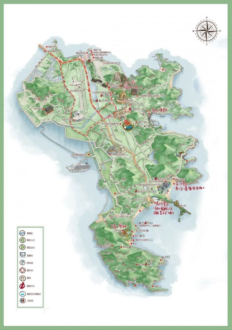 舟山普陀山风景区地址及交通