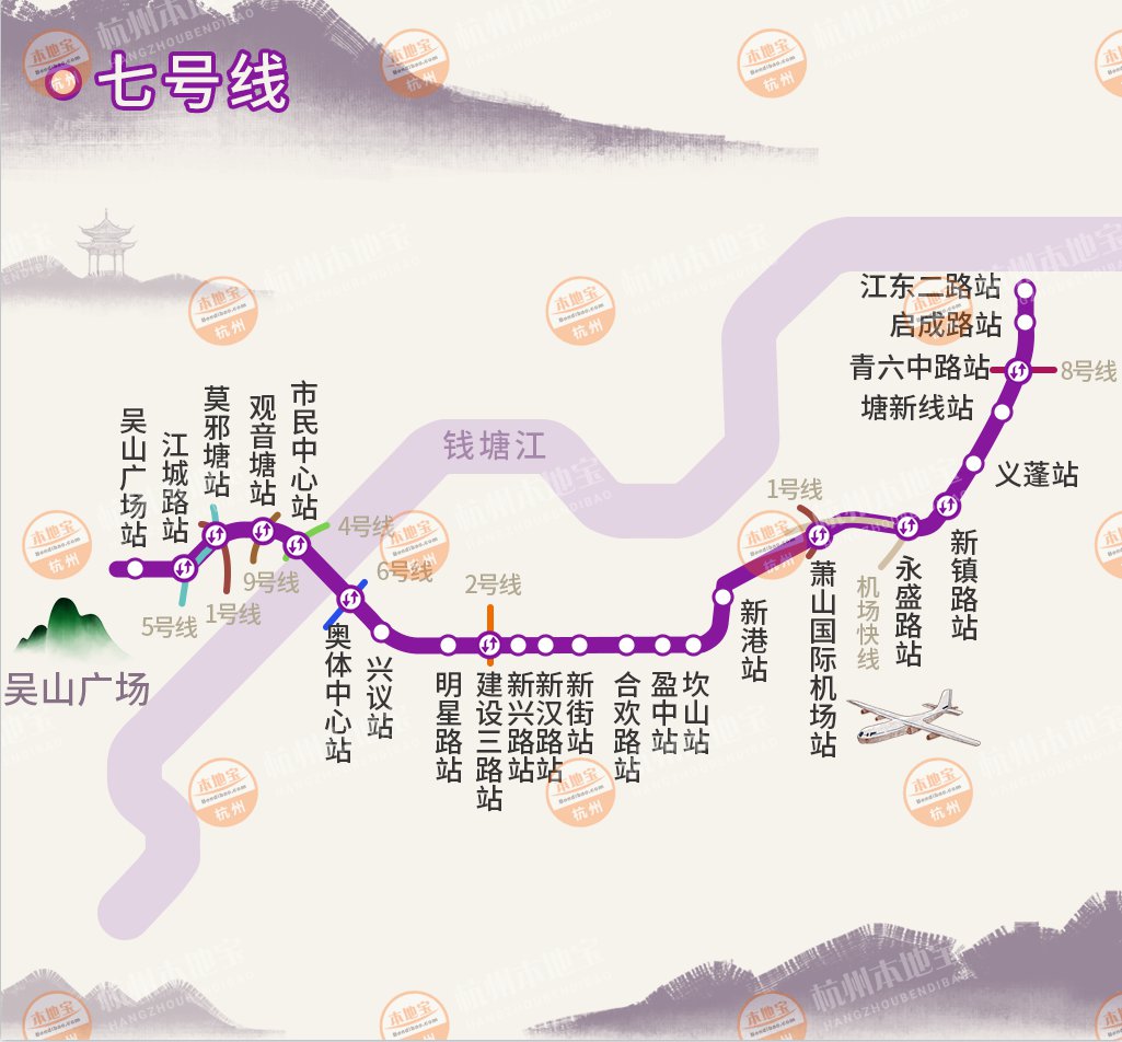 杭州有地铁到萧山机场吗?
