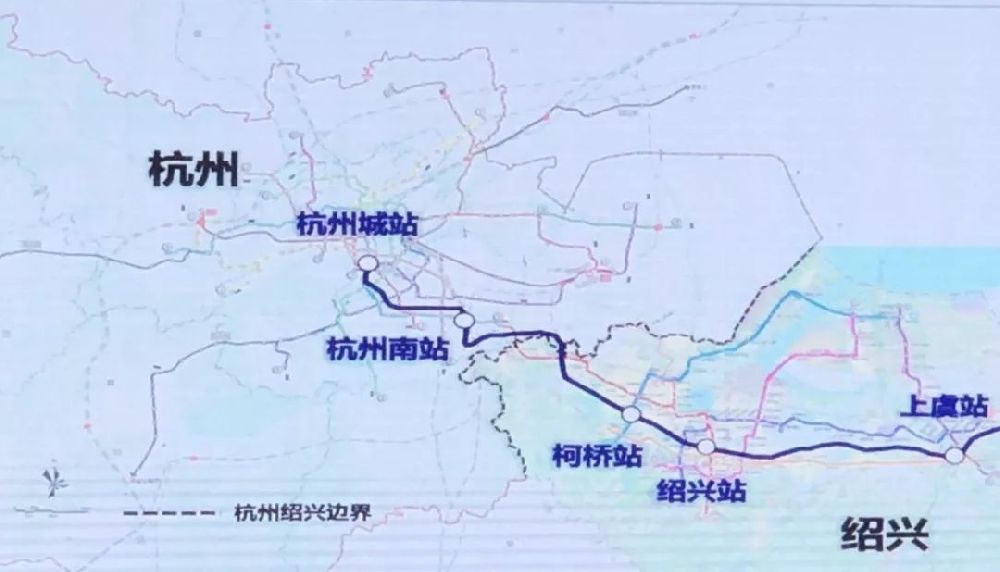 杭州紹興城際鐵路將與紹興地鐵1號線貫通運行