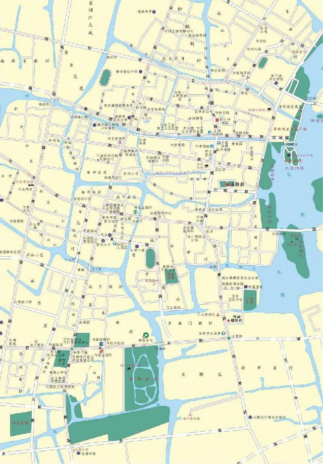 平湖市区地图明细图片