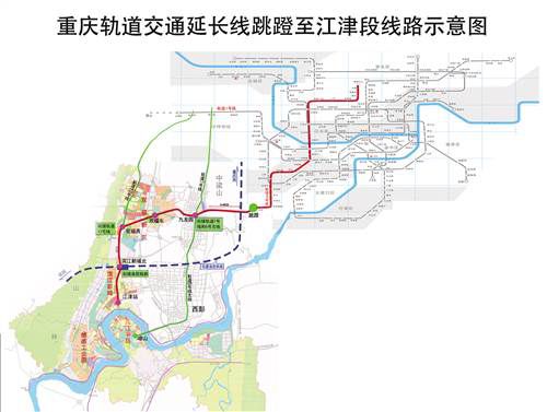 主城到江津将开市郊铁路:跳蹬至江津段工程