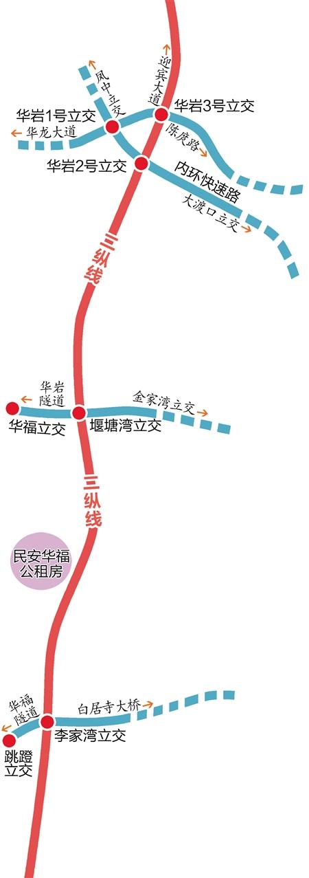 快速路二纵线年内开工 可形成15车道极大缓解目前的交通- 重庆本地宝
