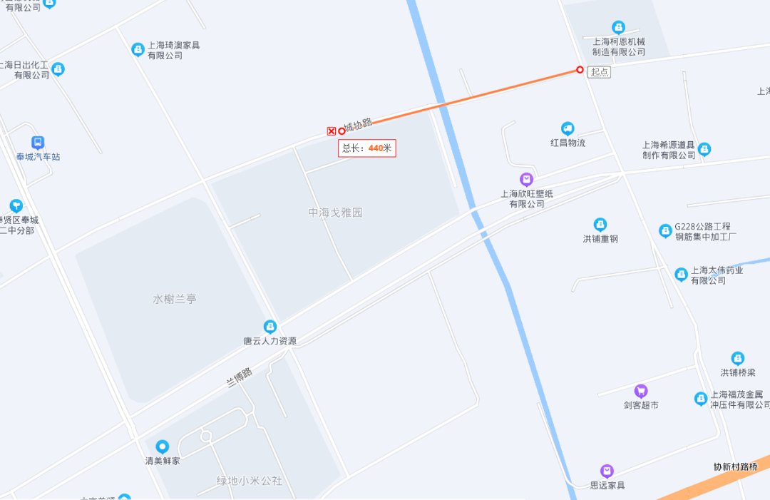 奉城镇兰博路商业规划图片