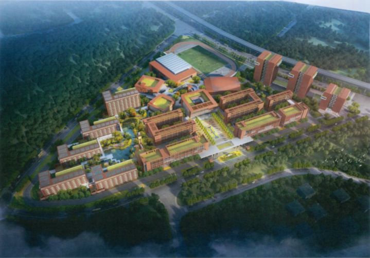 江门滨江新区新增学校规划图发布