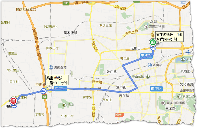 k56路公交车路线图图片