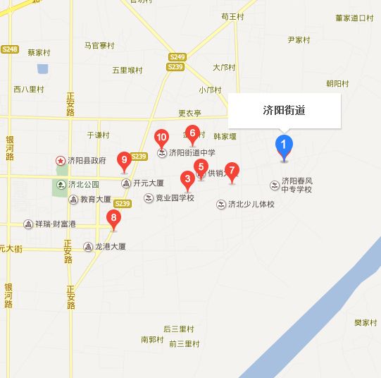 济阳县济阳街道地图全图高清图