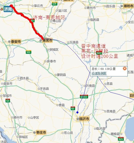 济莱高铁线路图图片