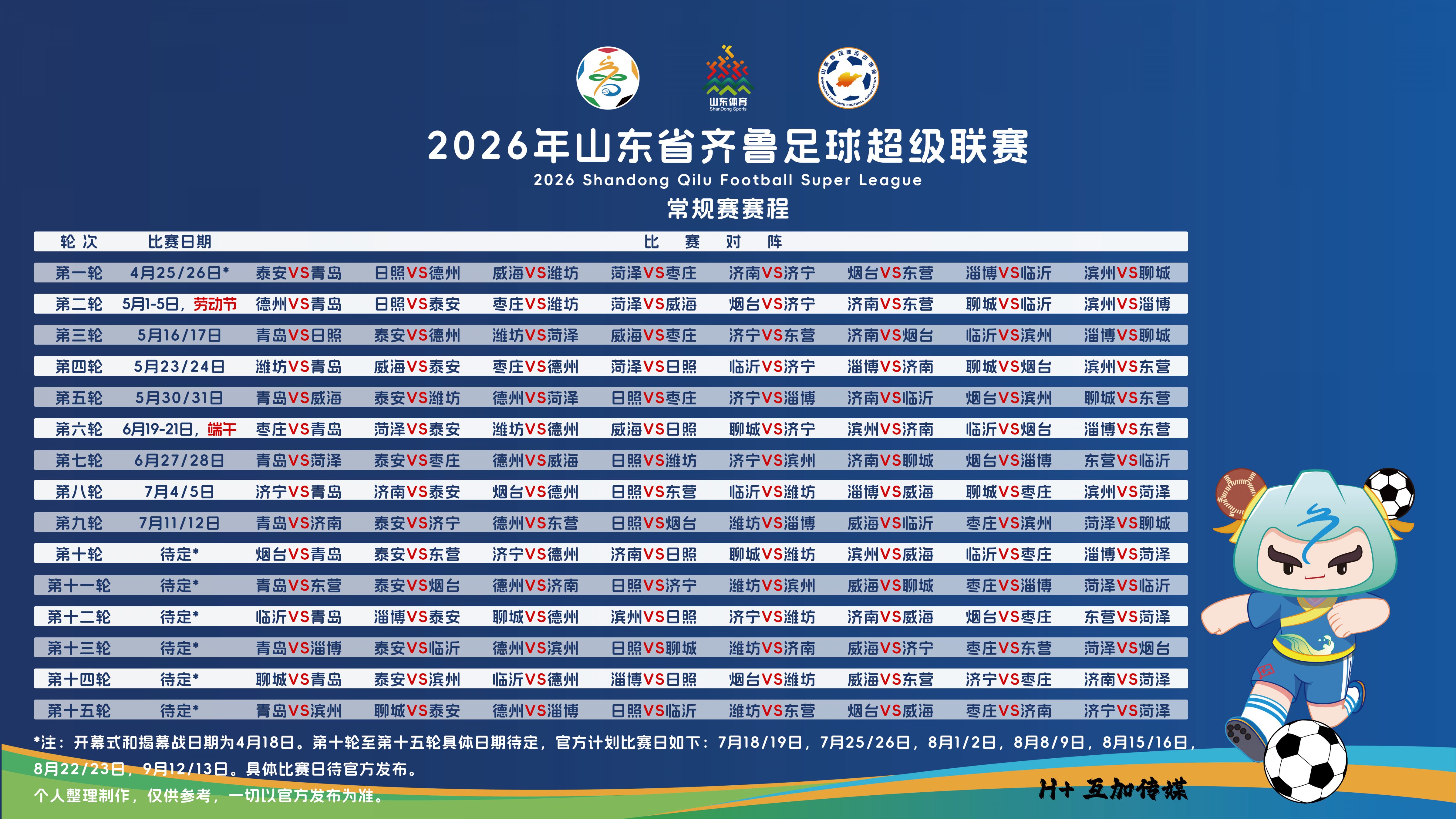 2026齐鲁超赛济南主场在哪