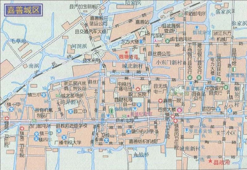 嘉兴市嘉善县地图全图高清版