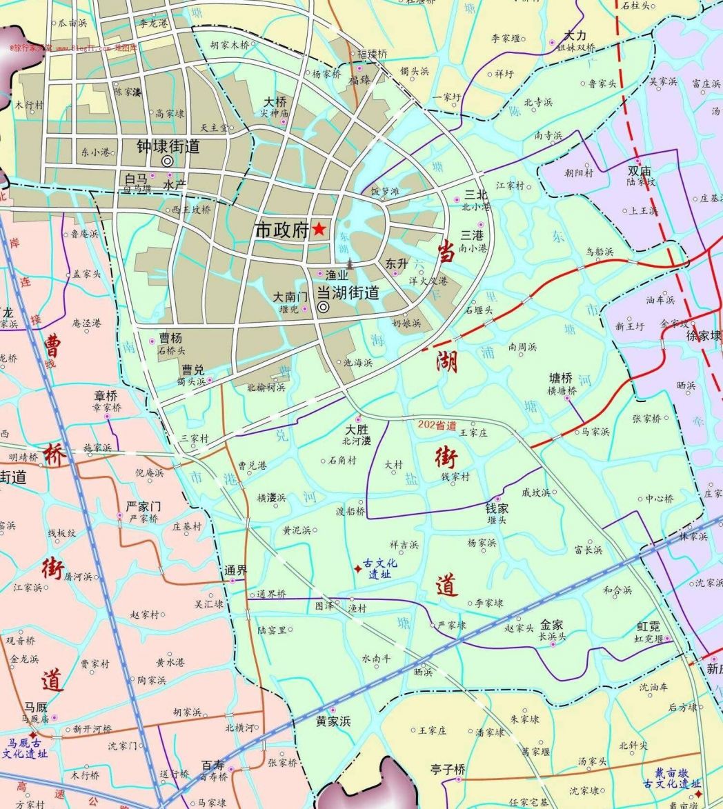 平湖市乡镇地图图片