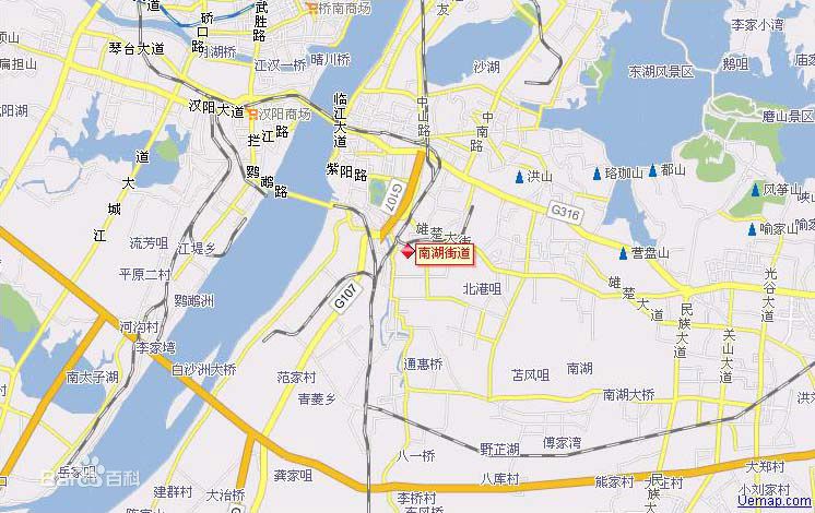 南湖区南湖街道地图全图高清版