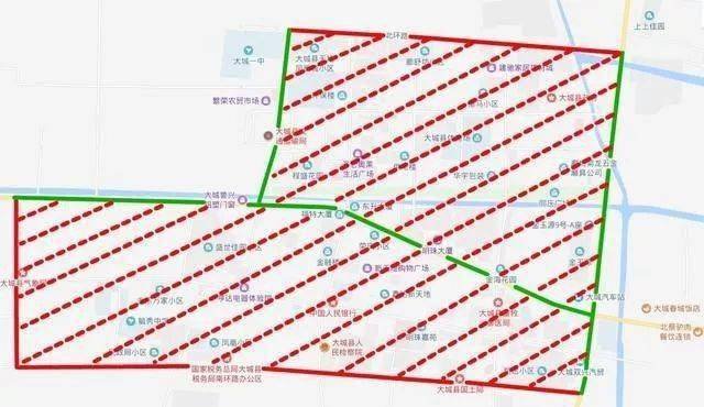 廊坊大城2021限行地图 廊坊大城2021限行地图 